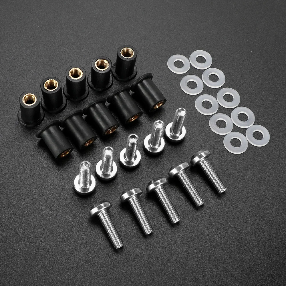 風鈴 ウィンドスクリーン風鈴ネジ、ナットファスナー、CNC、カワサキzx6r