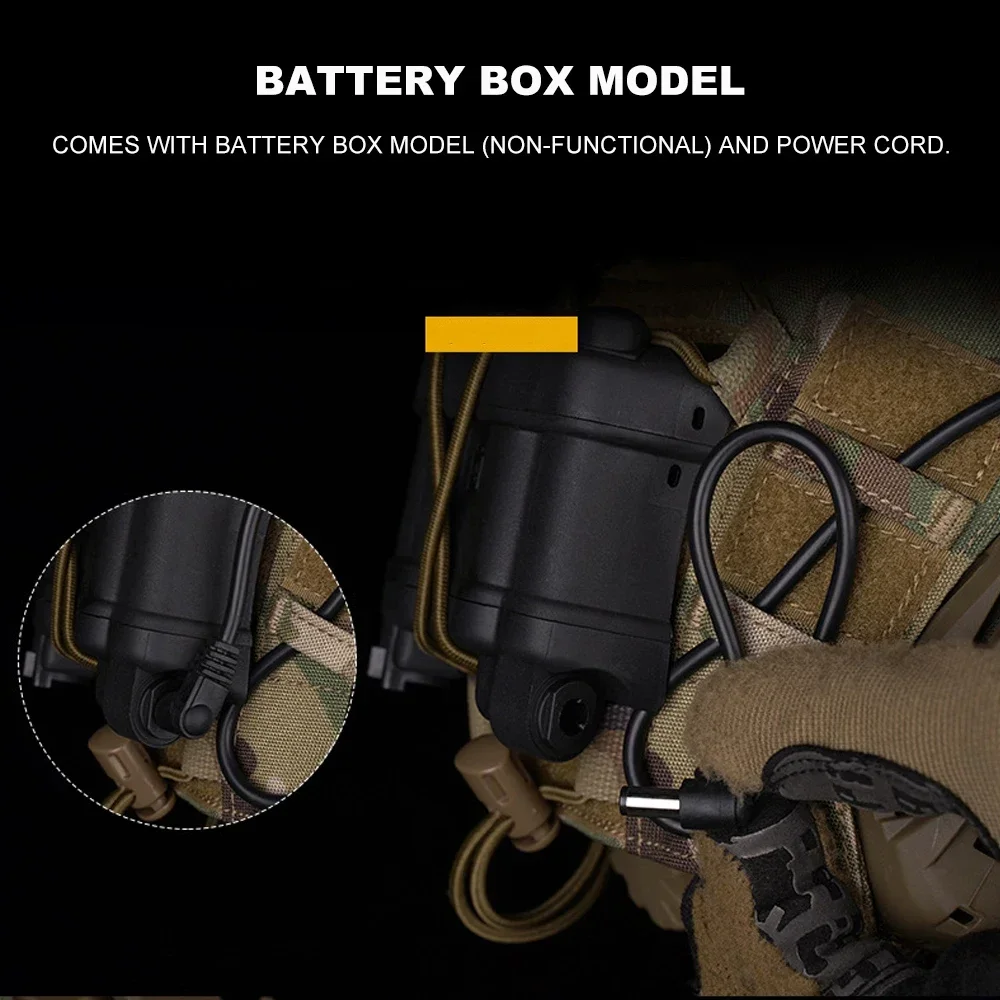 AN/PVS31 Dual-Tube Binocular Night Vision Goggles Dummy Props Airsoft Helmet Accessories Model for Hunting Cosplay