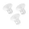 3PCS Breast Milk Pump Flange Inserts Breast Converter Practical Breast Pump Replacement 17mm 19mm 21mm 1