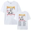 Manowar Hip Hop Band Print Tshirts The Blood Our Enemies Tour 2025 Tees Short Sleeve Cotton T-shirt Women Clothes Graphic Shirt 6