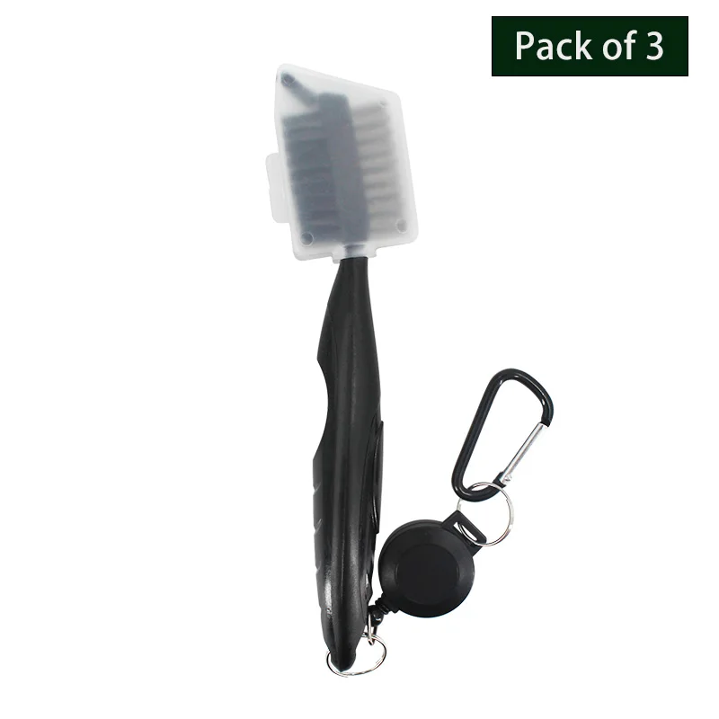 Dual-Sided Golf Club Cleaning Brush Kit - Premium Groove Cleaner Tool & Accessories