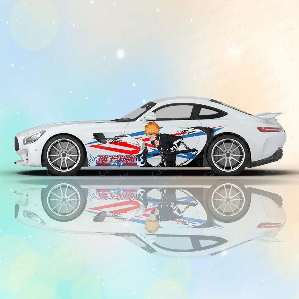 

Kurosaki Ichigo Anime Bleach Car Body Stickers Anime Itasha Vinyl Car Side Decal Sticker Anime Car Body Sticker