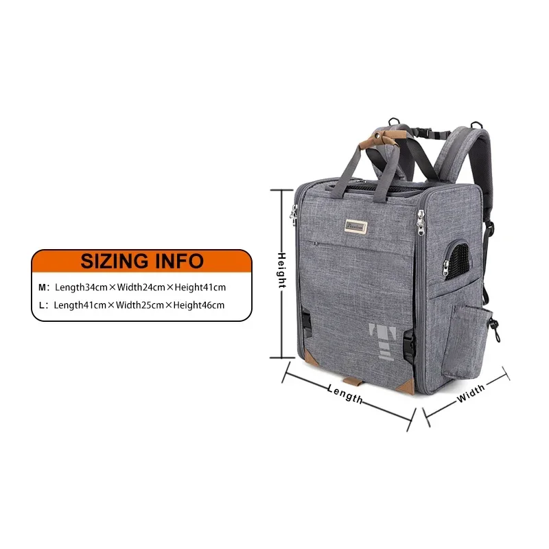 TRUELOVE TLX2171 Pet Outing Shoulder Bag Large Mesh For Greater Breathability Vehicle Mounted Design Spacious Side Openings