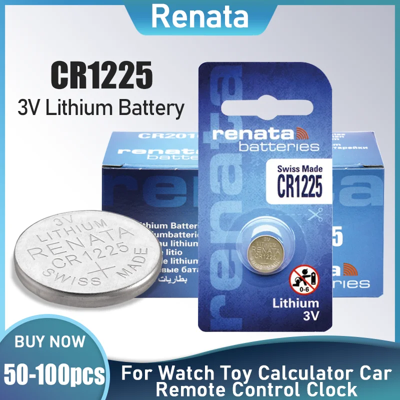 CR1225 Renata - Batterie Per Orologio, 2 Pezzi - Foto 4