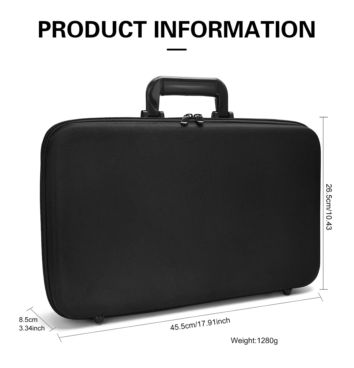 Friseur Lagerung Hard Bag Barbershop Schere Rasierer Aufbewahrung sbox Hoch leistungs Salon Vitrine langlebig für Reisetasche Werkzeuge – Detail 8