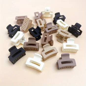 Coreano Capelli Misti Mini Piccola Grab Clip Matte Latte Caffè Colore Ragazza Frangia Carino Tornante Piccola Grab Clip Laterale Clip di Capelli Accessori Per Capelli 1