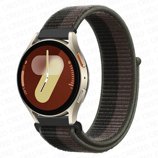Versatile Nylon Loop Bracelet for Smartwatches - 22mm/20mm Band