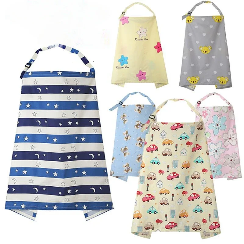 Breathable Baby Feeding Nursing Covers Mum Breastfeeding Nursing Poncho Cover Up Adjustable Privacy Apron Outdoors Cloth