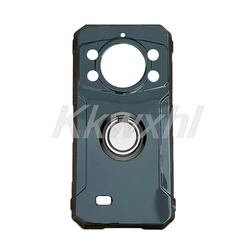 Enhanced Product Title: Durable Shockproof Phone Case with Back Ring Holder Bracket for Cubot KingKong 11 (Ring Case Black)