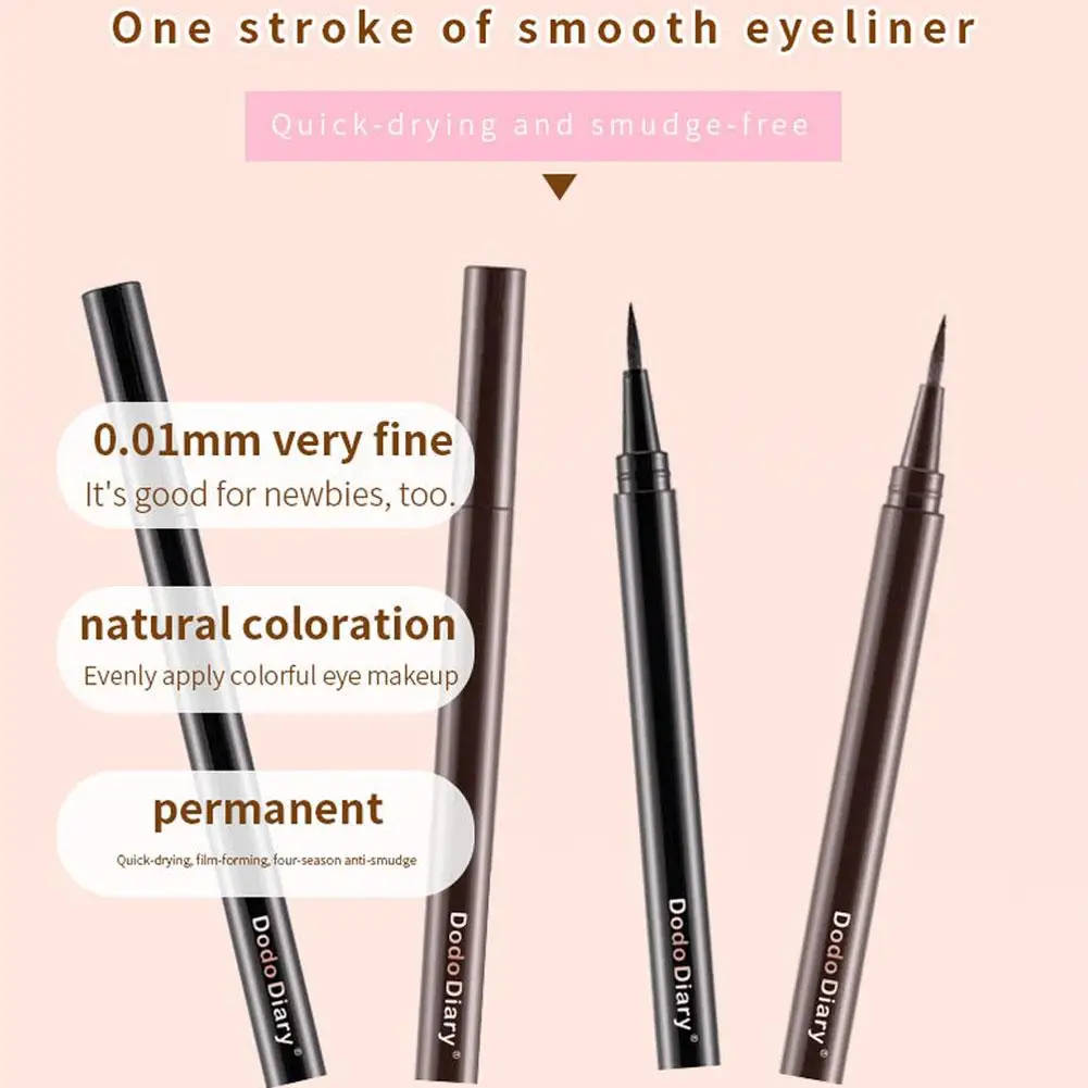 

Long Lasting Eyeliner Waterproof Long Lasting Eye Liner Natural Drying Liquid Pencil Tools Cosmetic Pen Eyeliner Bloom Not U0B0