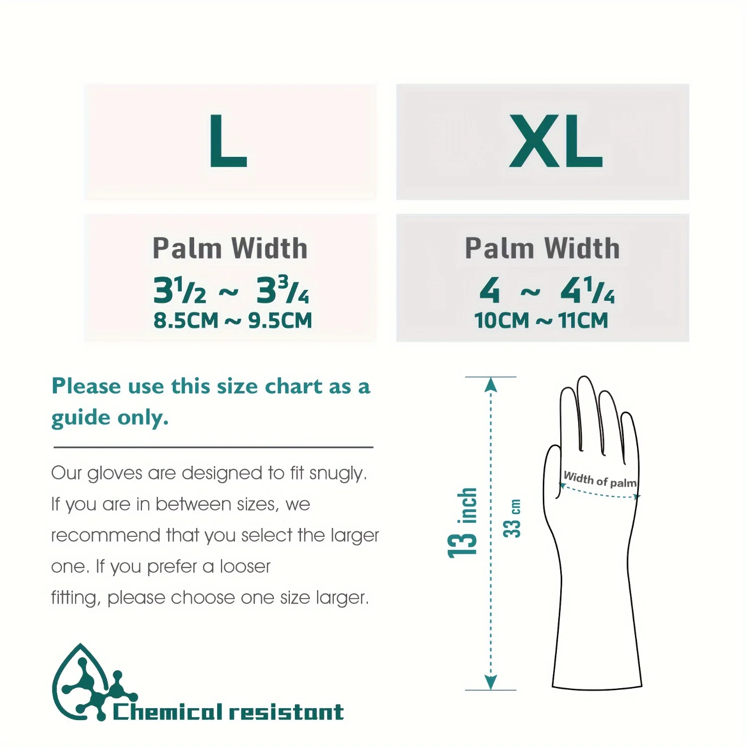 13inch, PVC Water Proof Chemical Gloves, Palm With Anti-slip, Thickened Coating Featuring A Sandy Finish Thick Rubber Work Glove