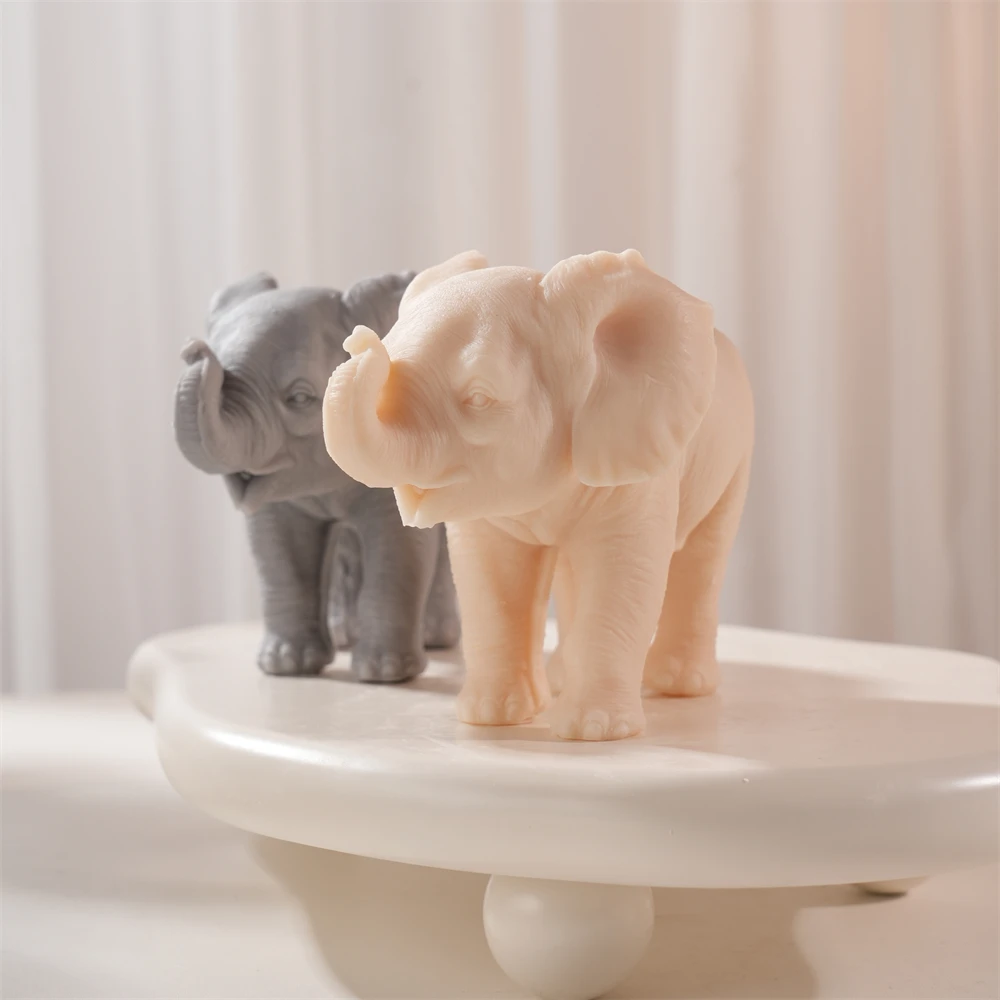AnimalElephantSoyWaxSiliconeMouldWalkingElephantCandleMoldAnimalLoverHomeGardenHomeTabletopDecor-AliExpress15