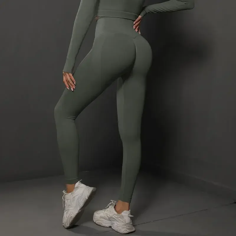 LANTECH Women Yoga Pants Fitness Sports Running Sportswear Stretchy Lifting Tights Leggings Seamless Gym Exercise Pants Squat sports leggings yoga pants