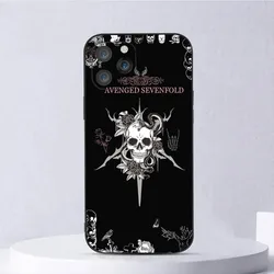 Avenged Sevenfold Rock Band Soft Silicone Black Phone Case for iPhone 11 (Z1)