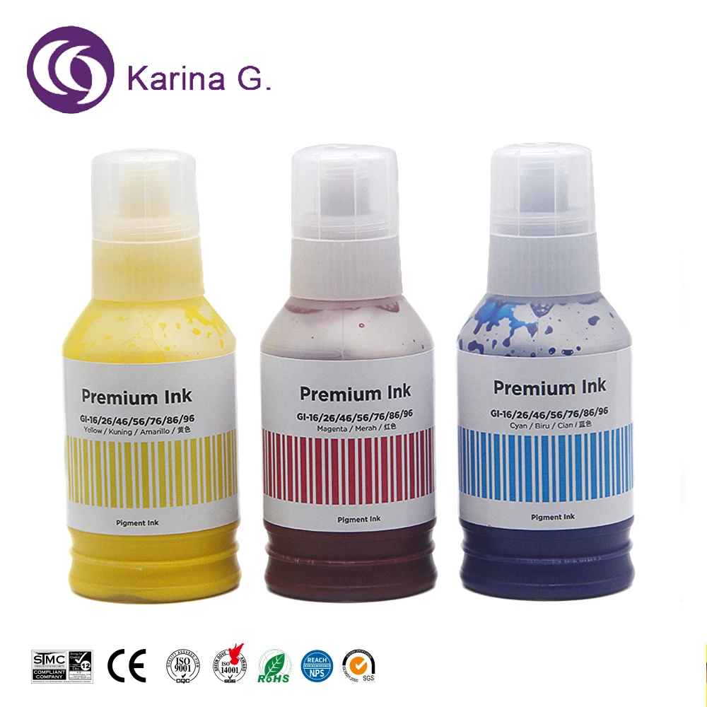 GI16 GI 16 GI-16 Premium Compatible Color Bulk Water Based Bottle