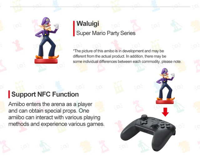 Nintendo Switch Amiibo Waluigi for Nintendo Switch and Nintendo Switch OLED  Game Interaction Model Super Mario Party Series - AliExpress