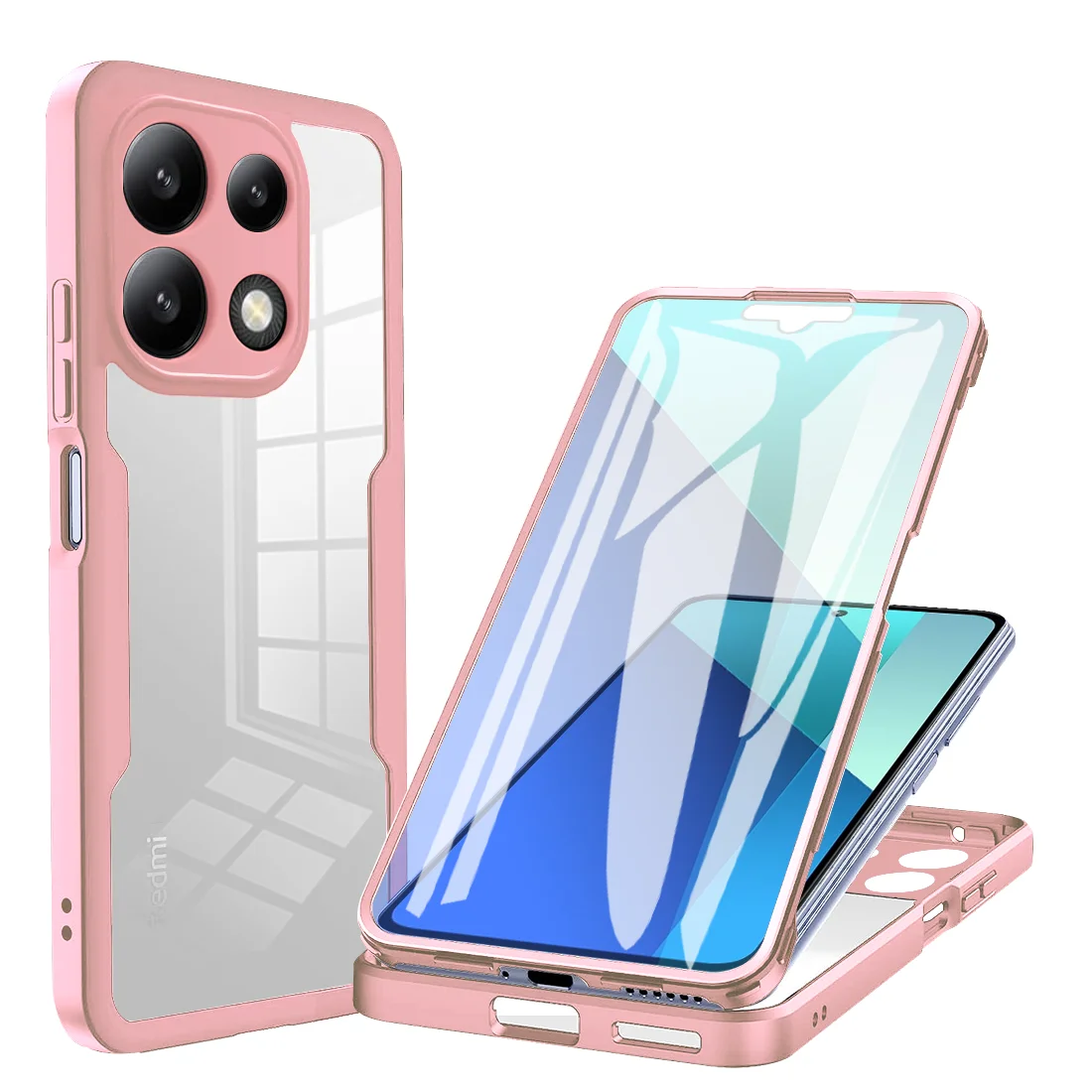 Full Coverage 360° Protection Silicone Case with Screen Protector