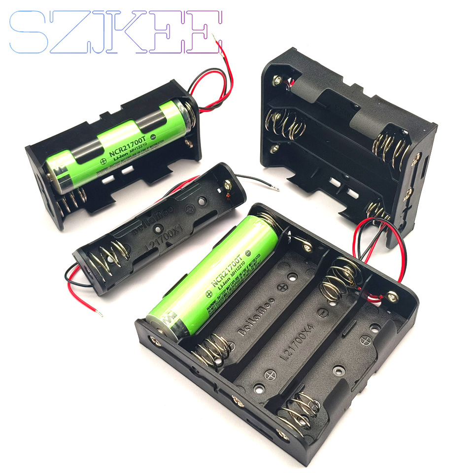 Series 21700 Holder 21700 Battery Box 21700 Case 21700 Battery Storage Box Connection in Series (excluding batteries)