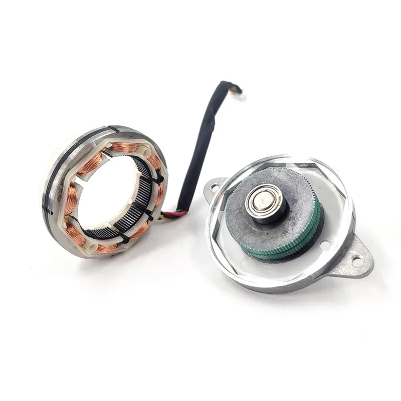 3D 프린터 CNC 로봇용 원형 얇은 스텝퍼 모터, 1.8 도 미니 36mm, 2 상 4 와이어 스테핑 모터, 동기 도르래 휠