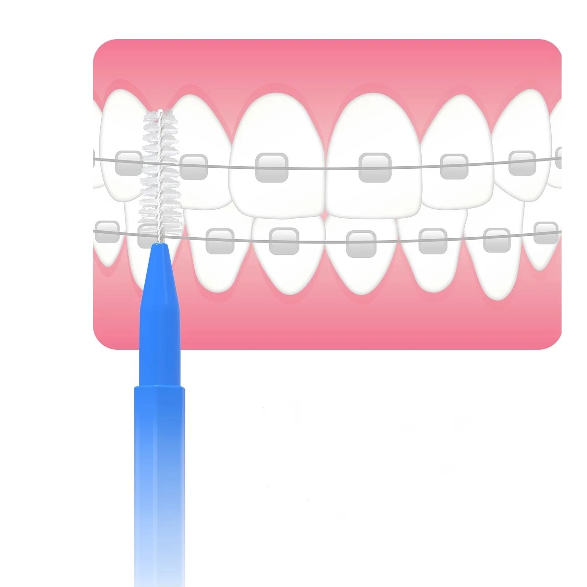 30/60/120Pcs szczoteczki międzyzębowe do pielęgnacji zębów Escova międzyzębowych środków do higiena jamy ustnej ortodontycznych szczoteczka do zębów dentystycznych