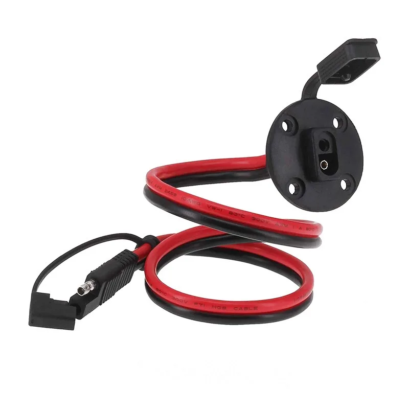 2X Connettore SAE-Porta Un Parete Laterale Presa Corrente SAE,per