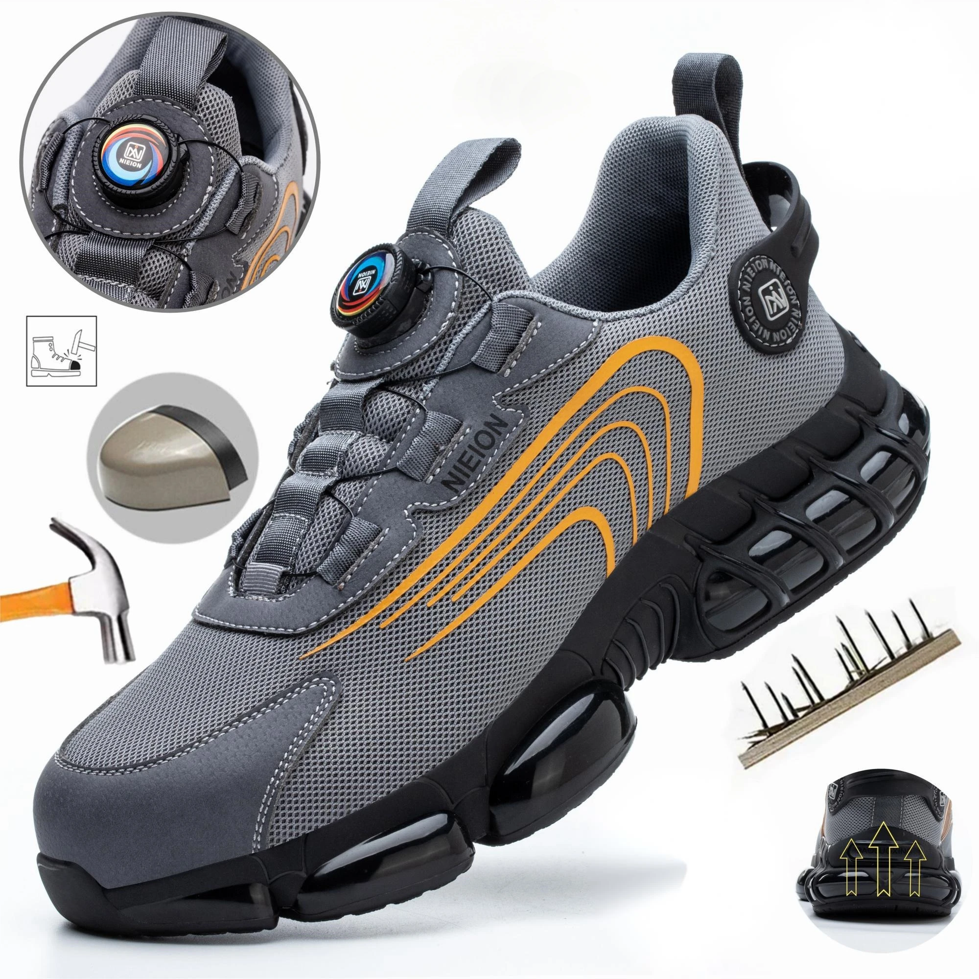 ToughGuard Breathable Work Sneakers