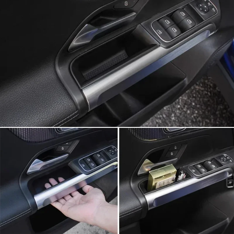 메르세데스 벤츠 B GLB GLA EQA EQB 클래스 W247 X247 H247 액세서리용 차량 도어 글러브 수납함 정리 트레이