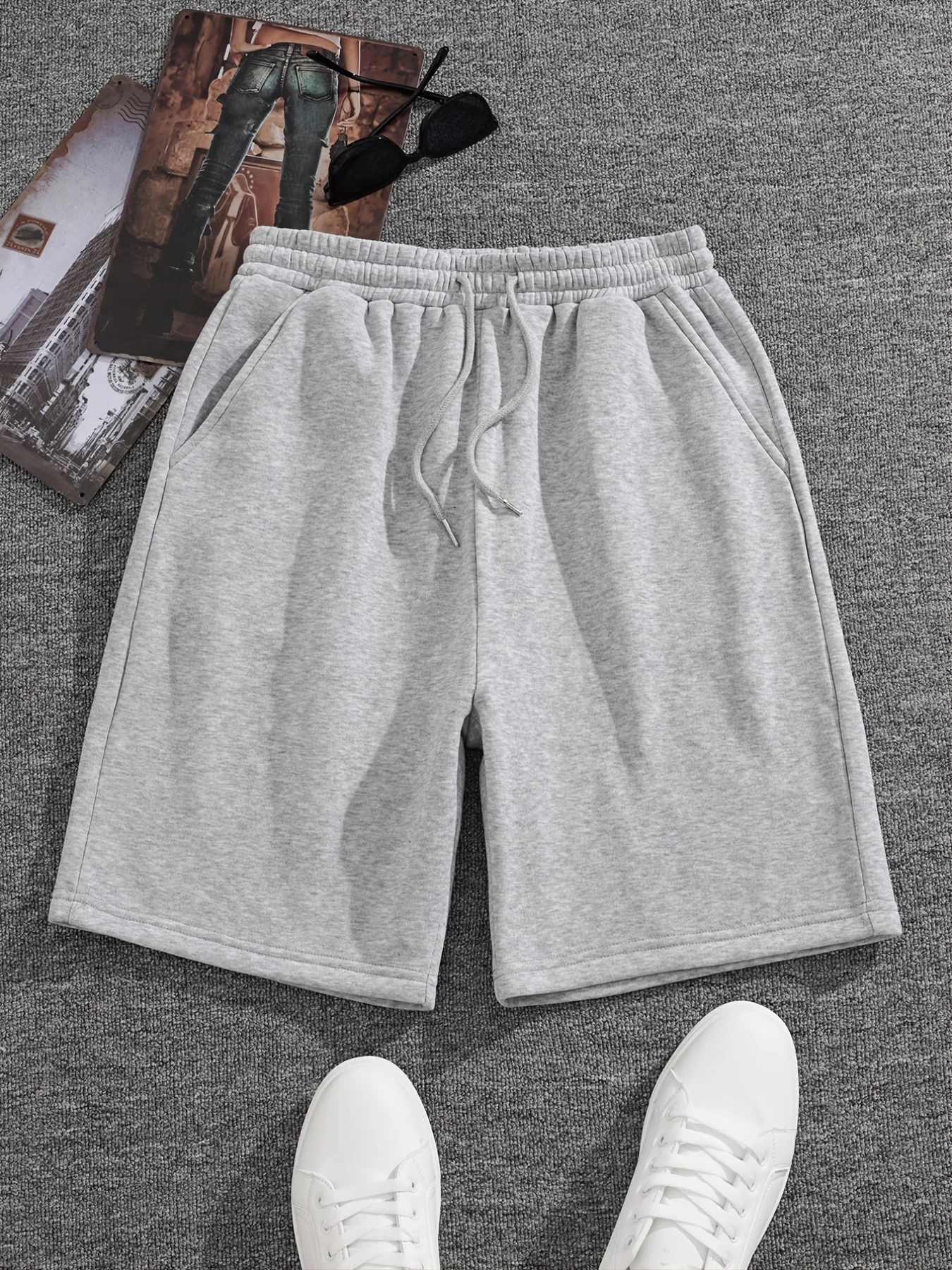 Men's summer shortS Sports Fitness Shorts Men Basketball Game Training Running Casual Loose Quick-Drying Five-Point Pants 4