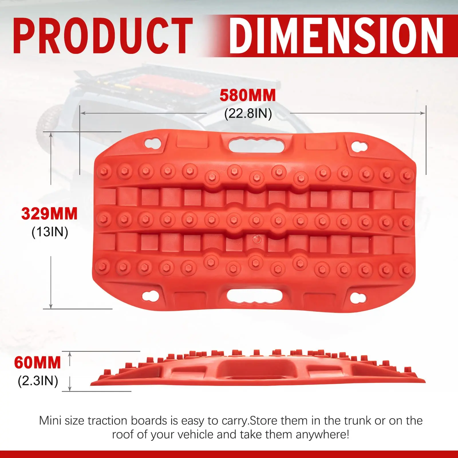 Off-Road Recovery Tracks, 10 tons, set of 2, green, € 119,00