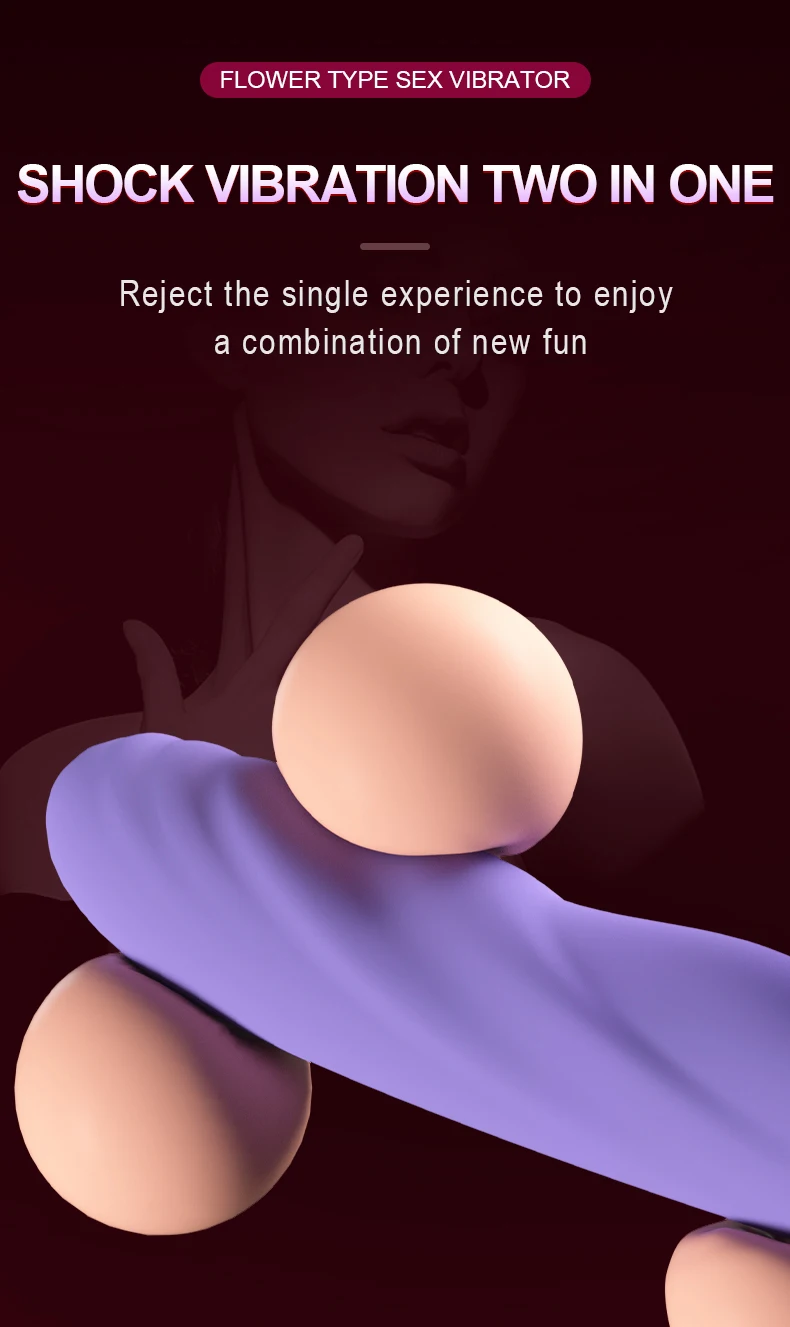 Telescopic Vibrator For Women Clitoris And Anal Stimulation_voghion.com