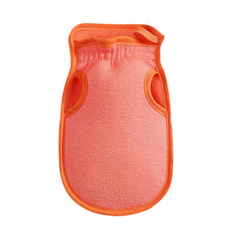 

Candy-colored double-sided bath wipes Home bath gloves Exfoliating and mud painless bath wipes