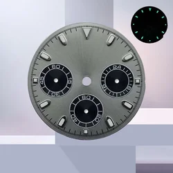 Enhanced Black and Multi - Color Dial for VK63 Movement with Date Display - 29mm (A9)