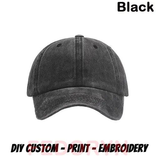 Fedoryn Custom Logo Baseball Cap for Men and Women DIY Design Letter Embroidery Retro Hat Customize Cap Graphic Print Wholesale - Image 19