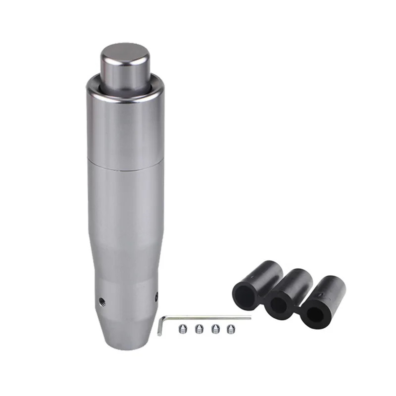 Automatischer Schaltknauf aus Metall, Schaltknopf aus Aluminium, Schalthebelgriff, langer Schaltkopf, passend für die meisten Automatikgetriebe – Detail 13