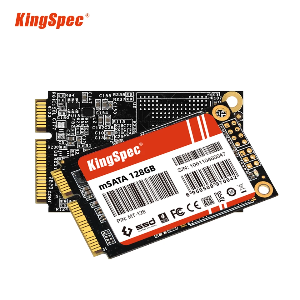 SSD Interne KUIJIA 1.8" MSATA 64/128/256/512 Go – Disque Dur Solide SATA 3, Ultra-rapide Et Résistant Aux Chocs, Idéal Pour PC Et PC Portable