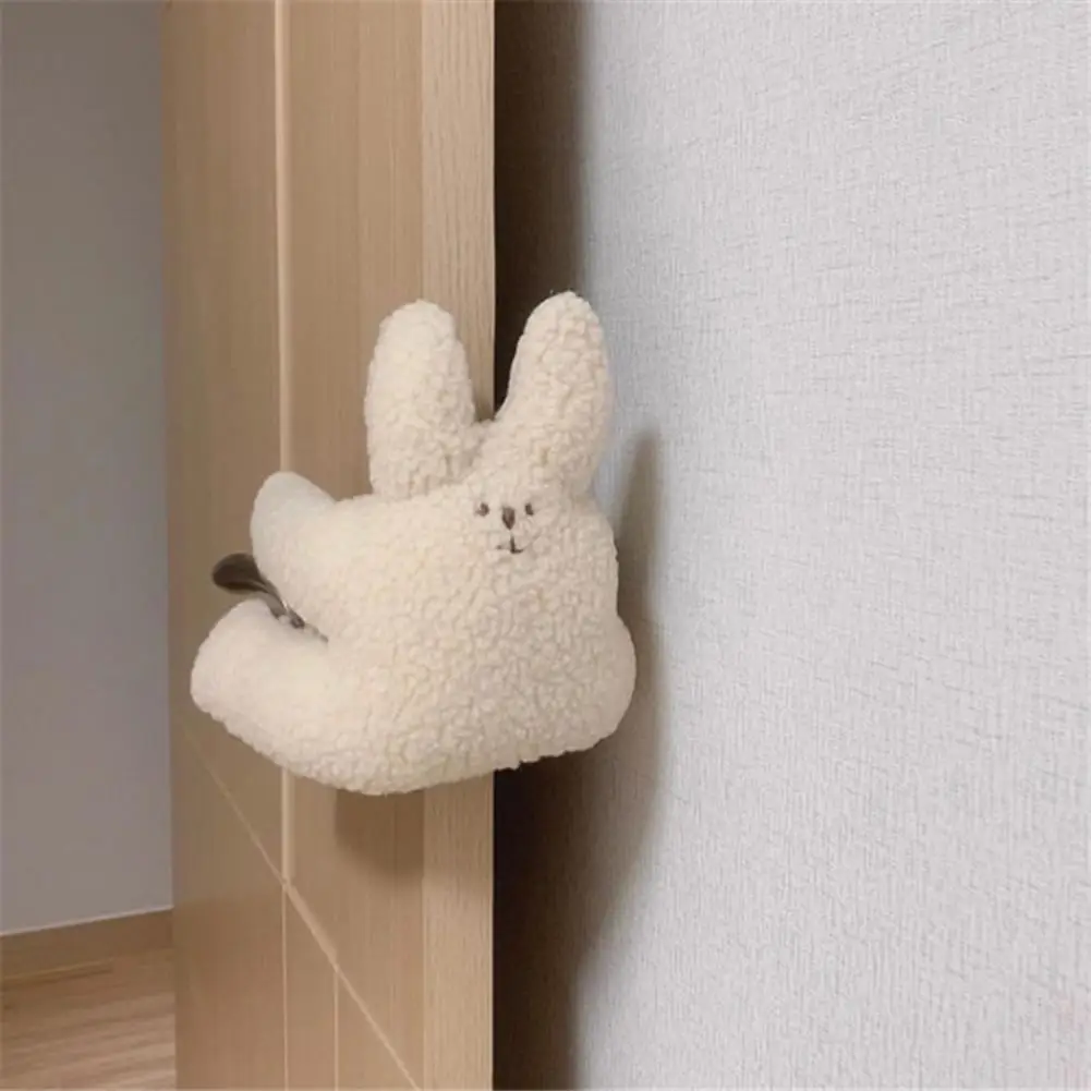 Door Stop Cartoon Bear Doll Hanging Door Stoppers Baby Finger Pinch Guard Protector