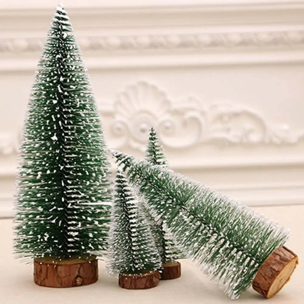 1* Christmas Ornament Realistic Looking Wooden Base Fade-Resistant