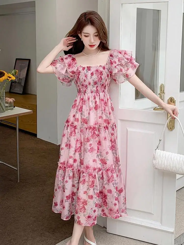 herlipto Butterfly Collar Pleated Dress