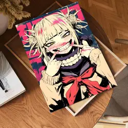 Classic Anime Art Poster - Himiko Toga from My Hero Academia, Self - Adhesive HD Quality Retro Wall Decor - 30x45cm No Frame (HEI - 5)