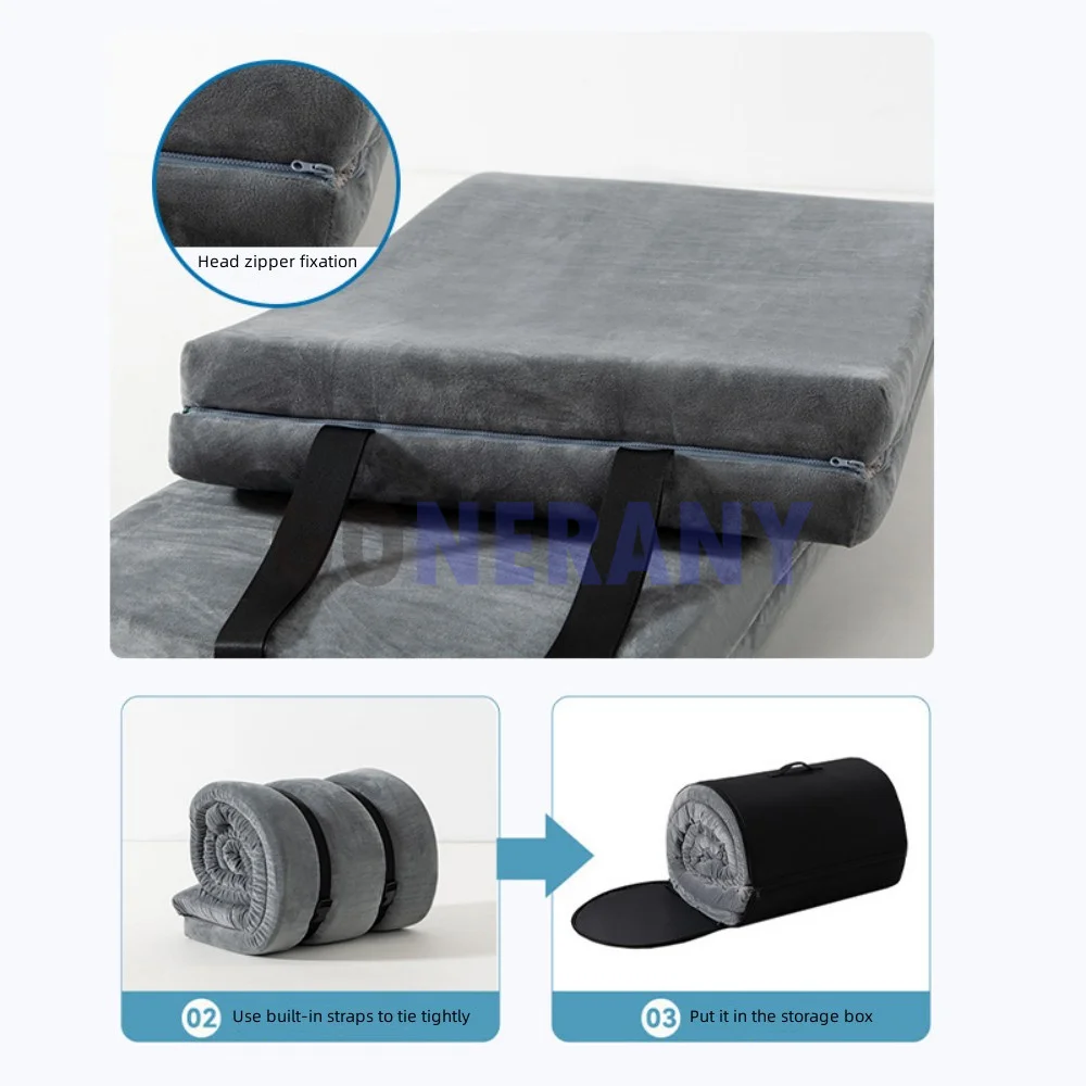Camping Mattress for Tesla Model Y/X CertiPUR Memory Foam Mattress Storage Bag & Sheet Provided Portable In Car Sleeping