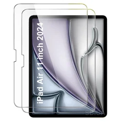 Enhanced Tempered Glass Screen Protector for 11 - inch Tablets - HD Anti - Scratch Protective Film (2 - Pack) (2PCS - Air 11 2024 - A)