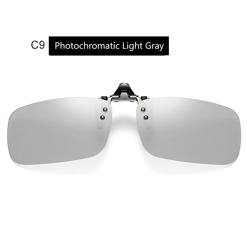 Photochromic Polarized Flip-Up Clip-On Sunglasses