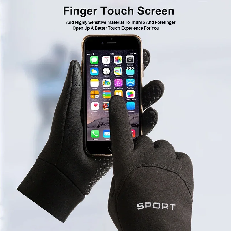 Warm Gloves Touch Screen Windproof Cold-pr