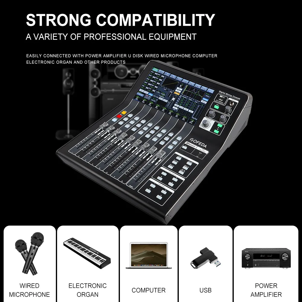 New Design Product DM16 Professional DJ Controller & Digital Audio