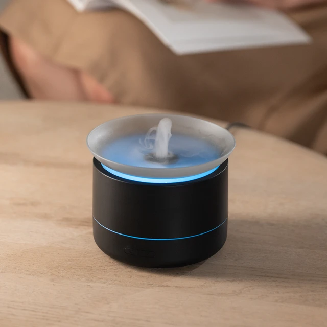 Simulated Fog Aromatherapy Machine Home Office USB Plug in Colorful Atmosphere Light Essential Oil Aromatherapy Humidification 5