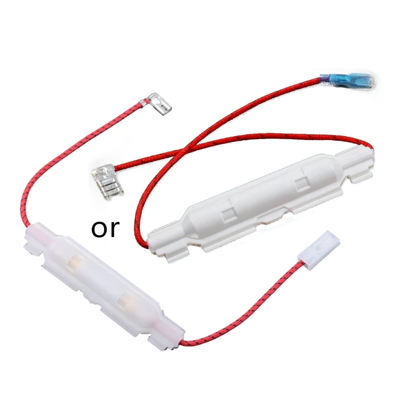 Microwave Oven High Voltage Fuse 0.8A 5KV For Microwave Oven Replacement Parts White Length 98mm/3.8inch