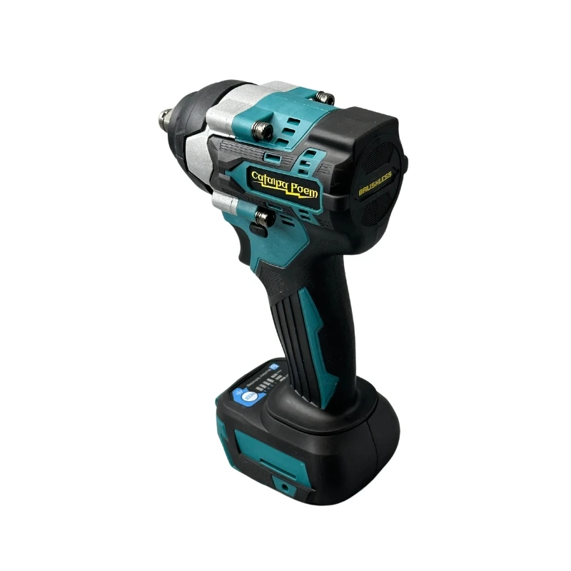 무선 임팩트 렌치, 마키타 충전식 18V 키 임팩트 배터리에 적합, 2800 RPM 렌치 토크, 400Nm 스크루드라이버 전동 공구