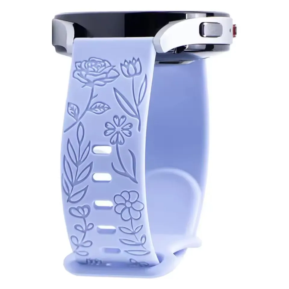 حزام نقش الورد لساعة هواوي GT5 41 ملم سوار بديل من...