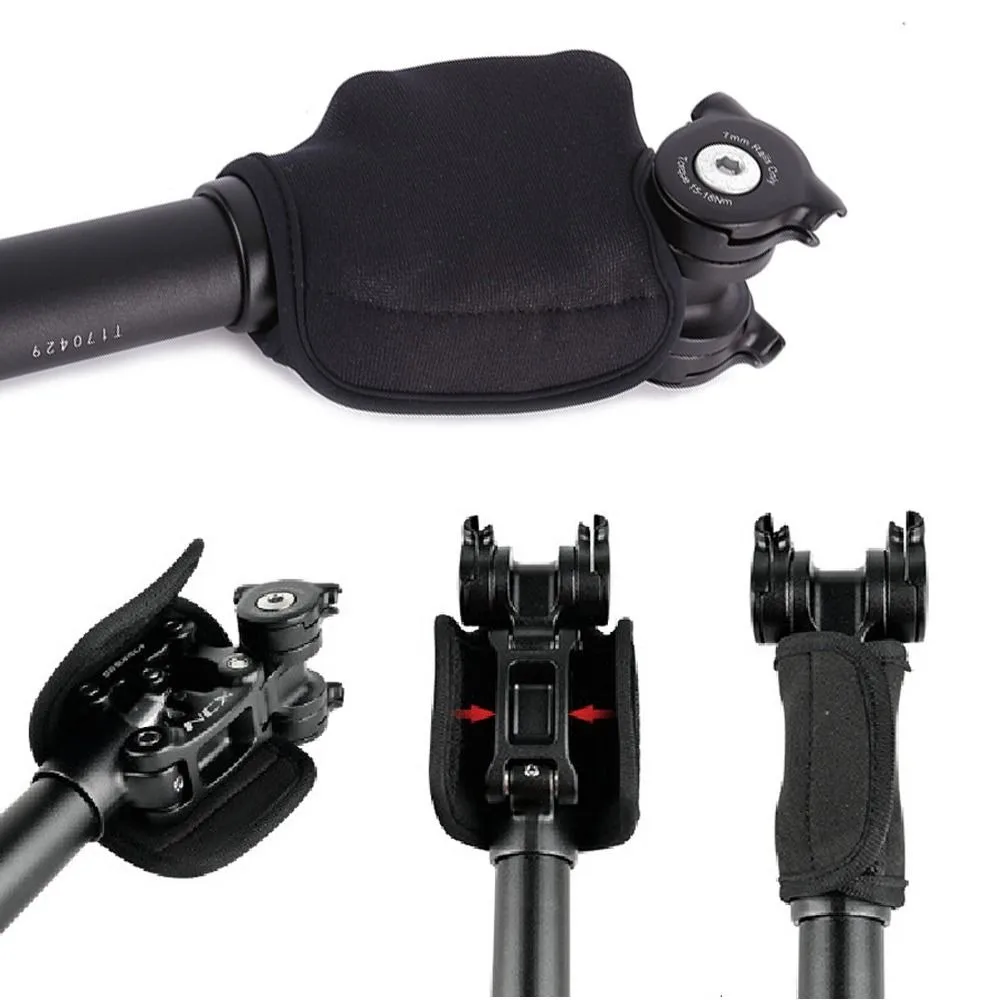 SR Suntour NCX Fahrrad Sitzrohr Staubschutz Abdeckung Suspension Sattelstütze Schutz Fall Für Stoßdämpfer Sitzrohr Klemme – Detail 2