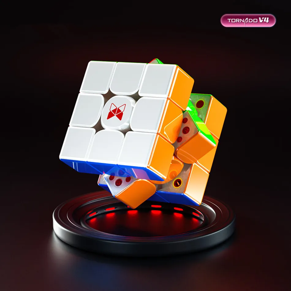 New QiYi XMD Tornado V4 M 3X3 Flagship Edition Pioneer UV Versions Magic Cube Professional Speed Puzzle Cubo Magico Toy Gifts 3